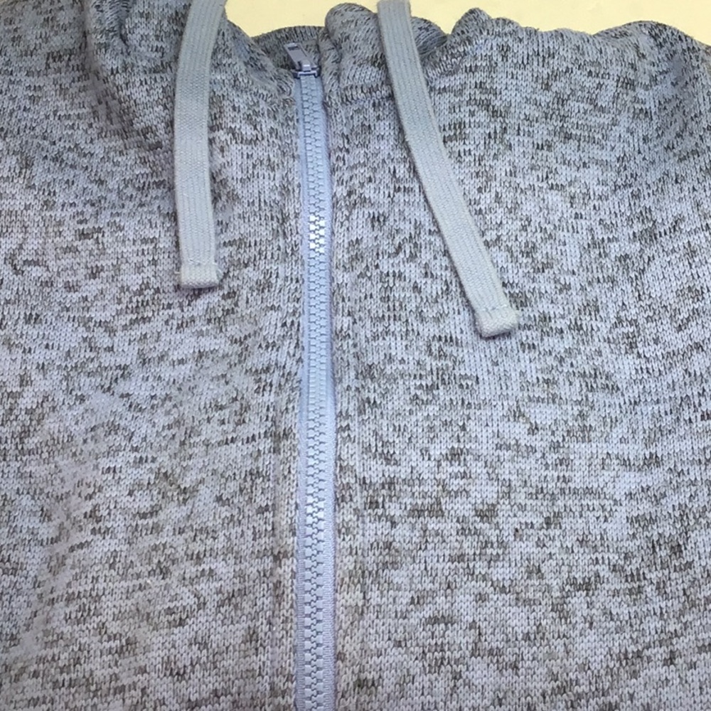 Cozy Heathered Periwinkle Blue Zip-Up Hoodie